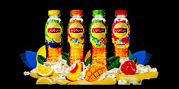 Jus de fruits en bouteilles